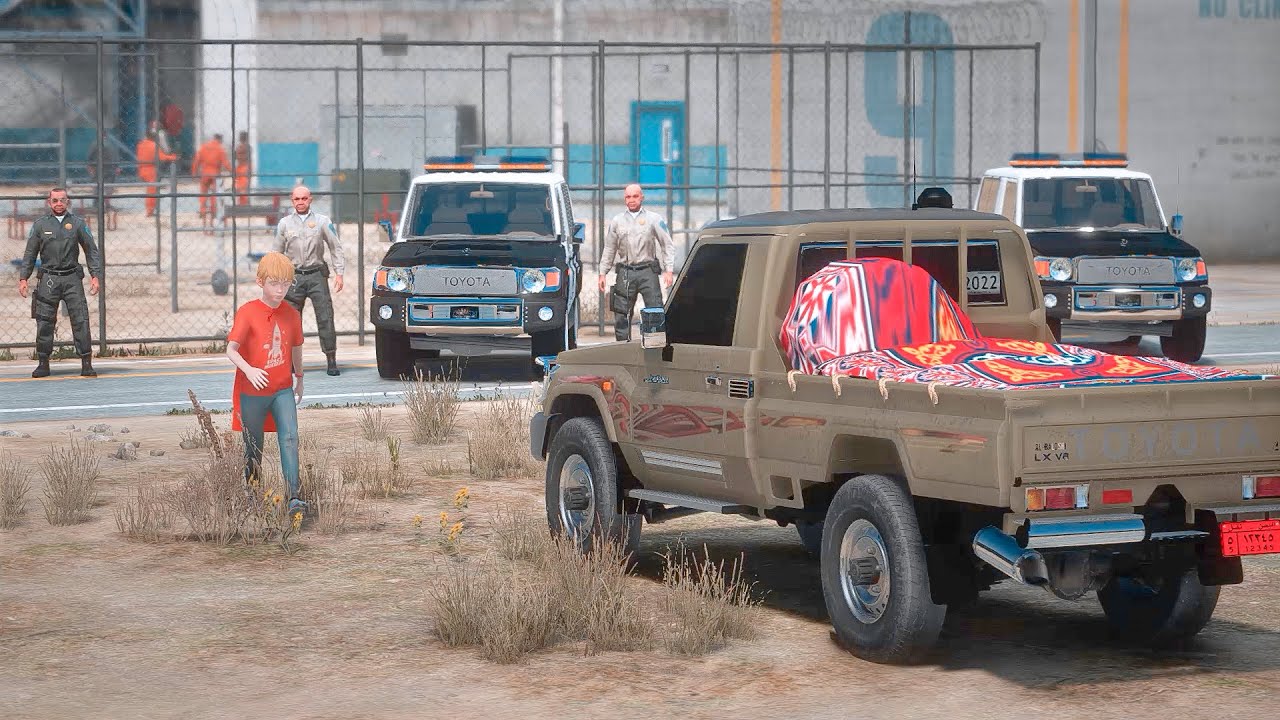 27/طفل راعي شاص  يفاجئ الجميع بتهريب صديقة من السجن بطريقه لم يقم بهآ أي شخص في العالم😱||GTA-V👈🎬🔥