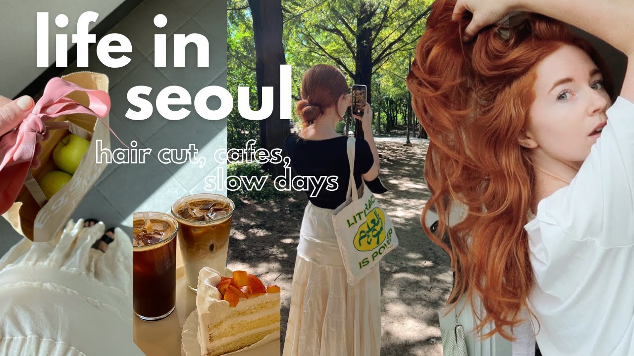 life in seoul ☀️ getting a hair cut, rice cooker cake, apartment things, end of summer in korea vlog