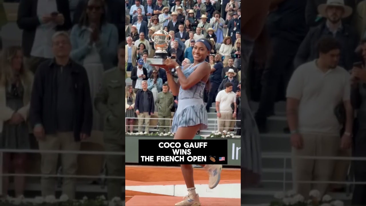 Coco Gauff Wins the French Open! 🎾🇺🇸 (via @Houseofhighlights & @BleacherReport )