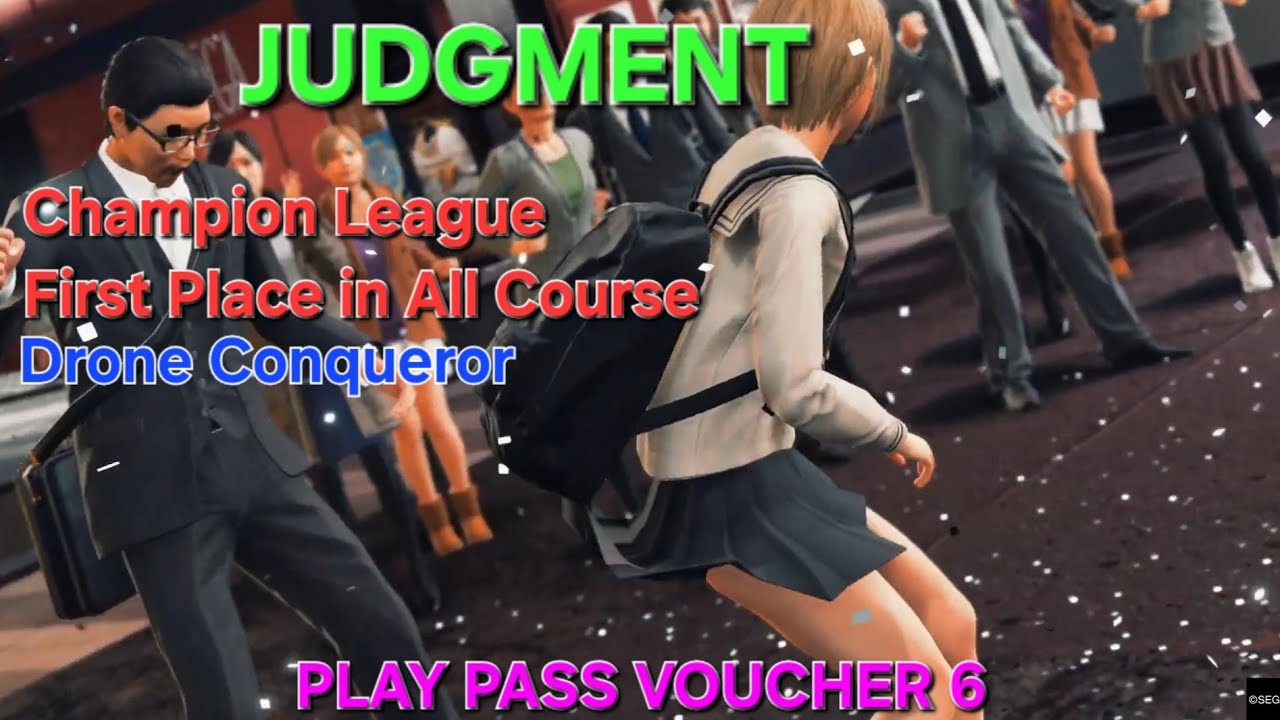 Judgment PS5 - Drone Race: Champion League [Drone Conqueror] & Free Pass Voucher 6
