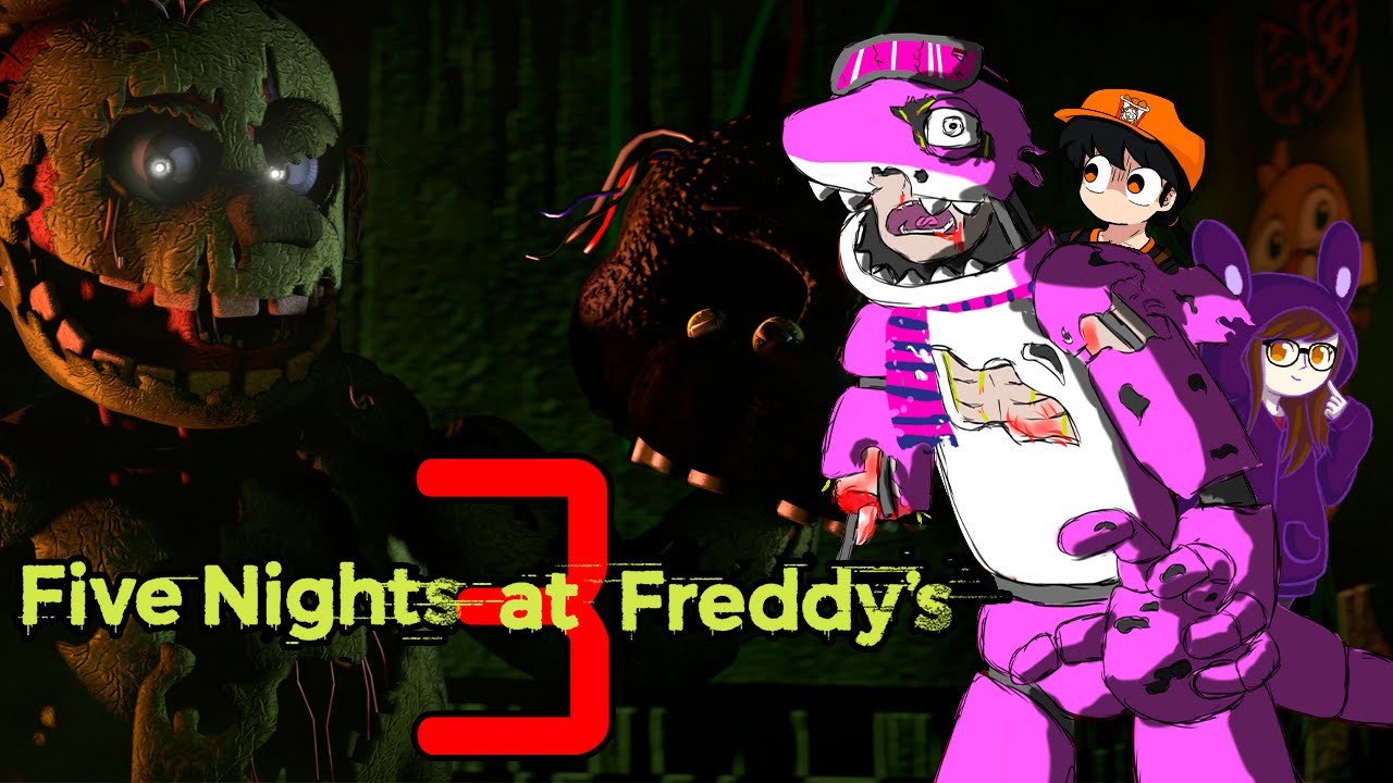 QUE RICO TE MUEVES ¿HOMBRE MORADO? 😨 | Five Nights at Freddy's 3 #gapalive