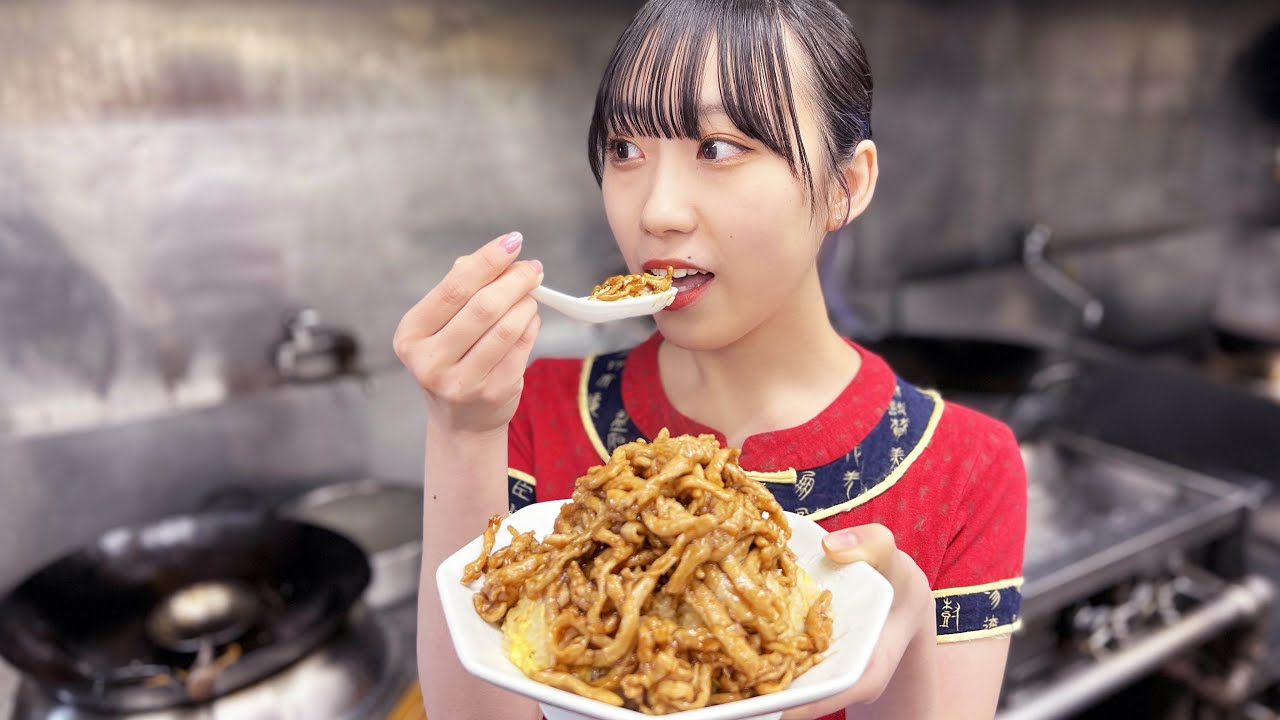 ルースーチャーハン　肉絲炒飯