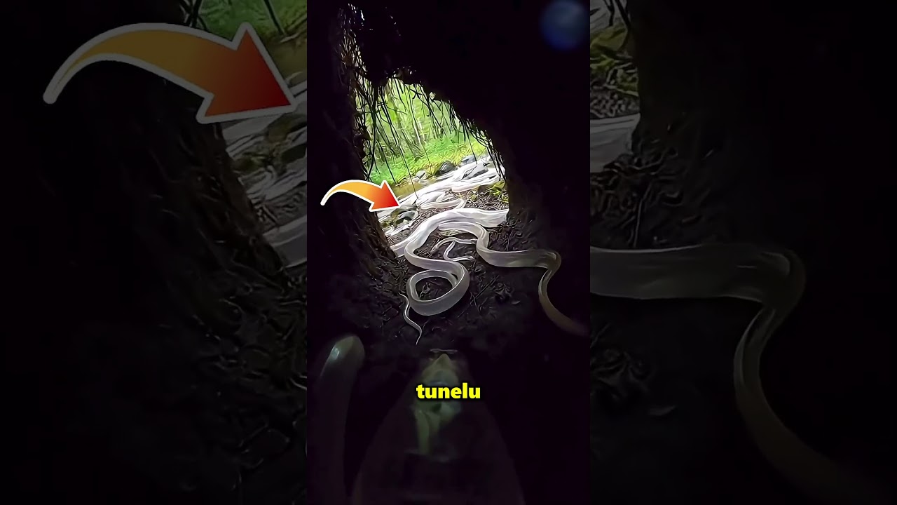 Ten facet umieścił kamerę na przezroczystym wężu 😱