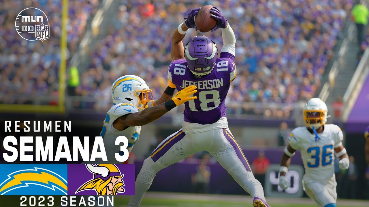 Los Angeles Chargers vs. Minnesota Vikings | Semana 3 NFL 2023 | NFL Highlights Resumen en español