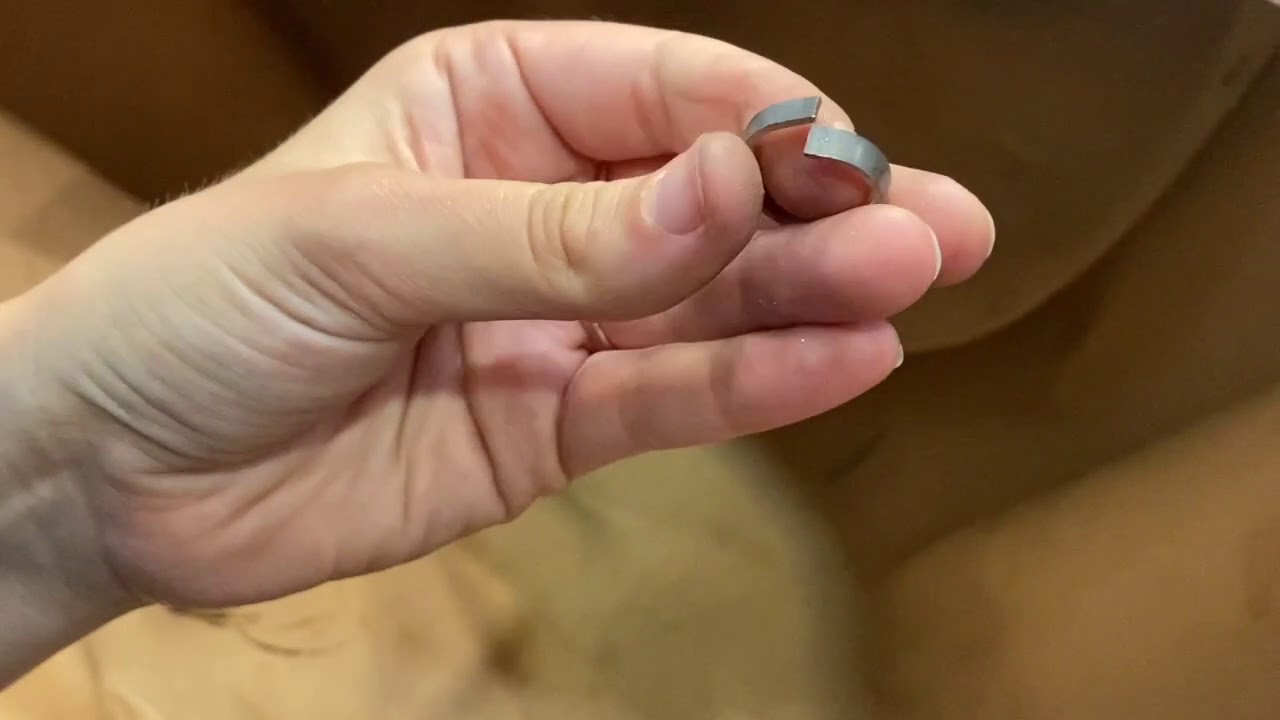 &Eacute;tapes de fabrication d'une bague recycl&eacute;e en or jaune