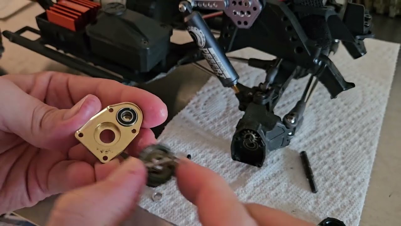 Yea Racing Brass Portal Cover Install on Axial Basecamp 1/10