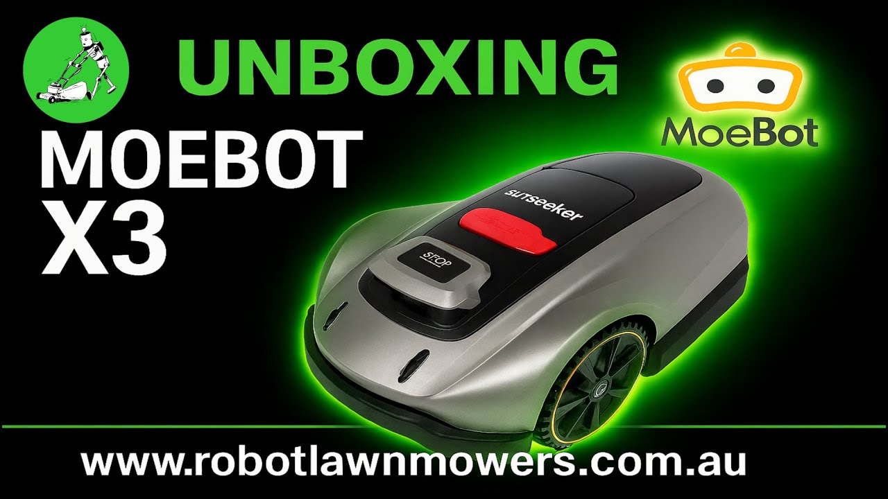 Unboxing MoeBot X3 - Sunseeker | Robot Lawn Mowers Australia