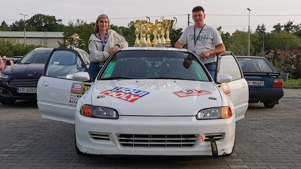 Super Sprint o Puchar Powiatu Wielickiego, Łukasz Kowalczyk / Ilona Podgajna - Honda Civic
