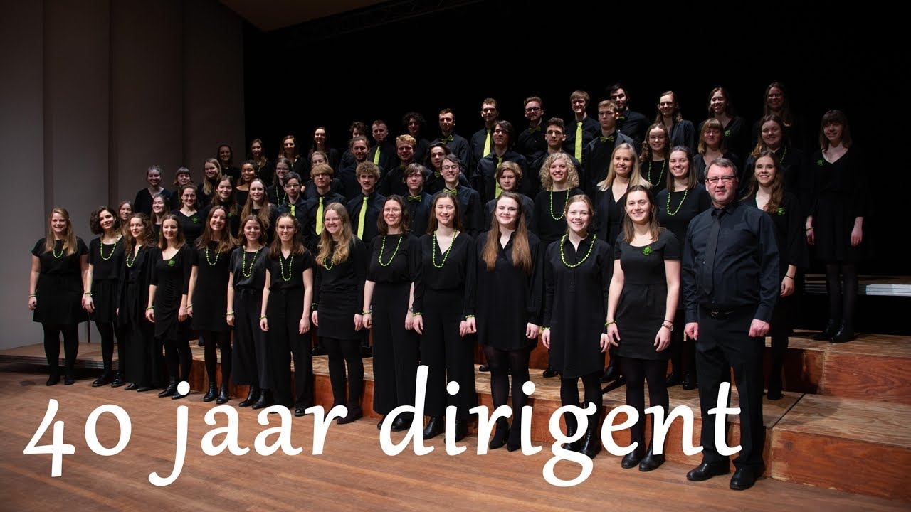 Luc Anthonis 40 jaar dirigent Cantilene