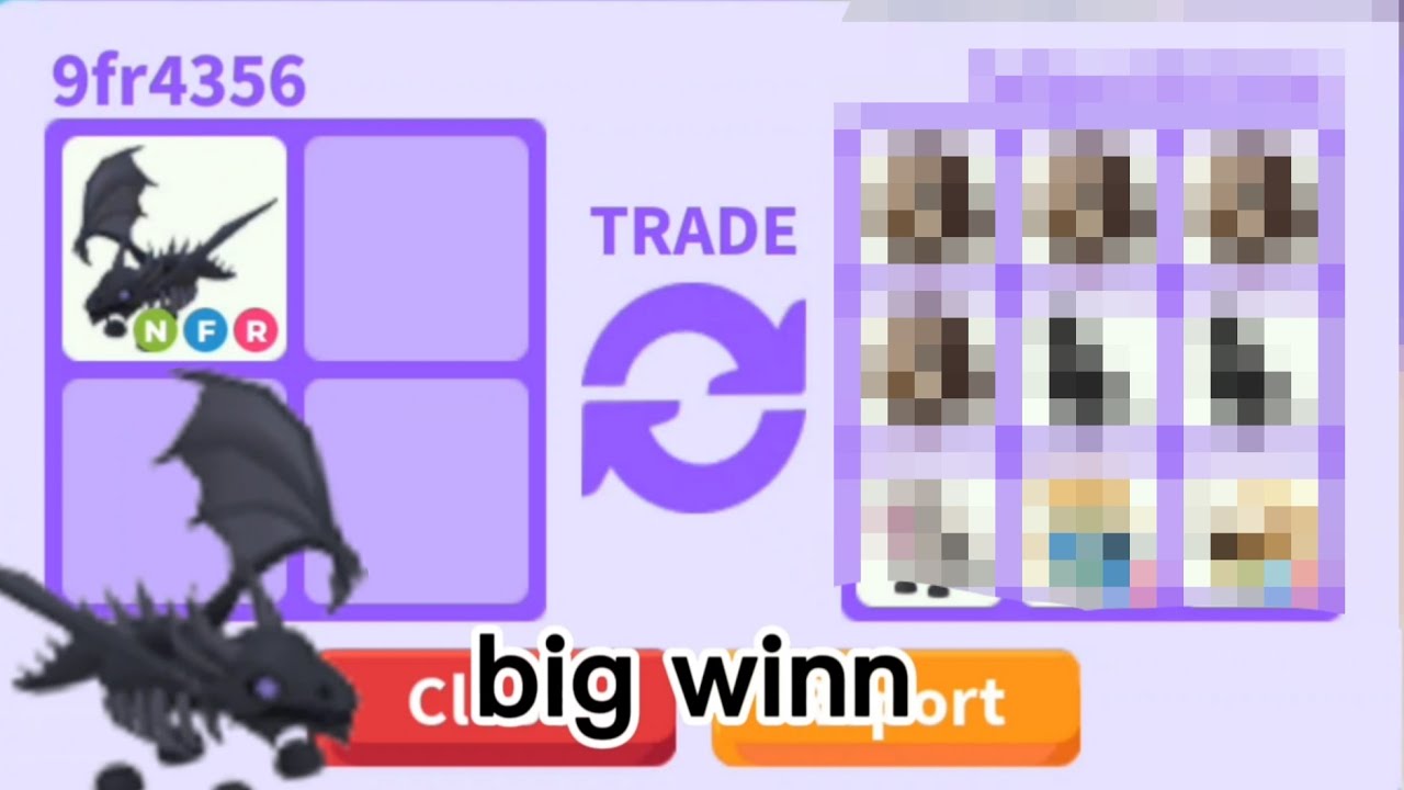 I TRADED My NFR SHADOW DRAGON for THIS?! 🤯 Adopt Me CRAZY Trades & Reactions