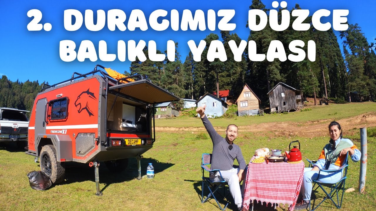 Güzeldere Şelale Gezisi ve Balıklı Yaylası Kampımız || Decamp X1 Karavanla Turdayız