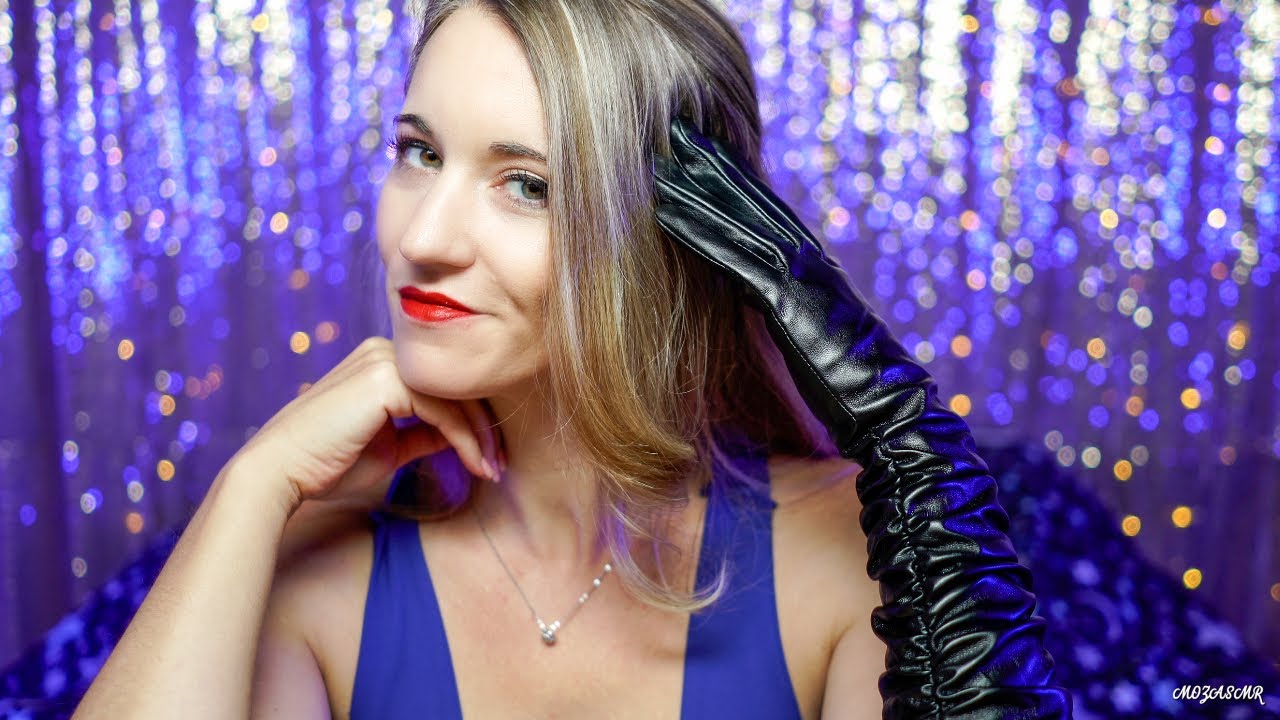 New Black Leather Gloves
