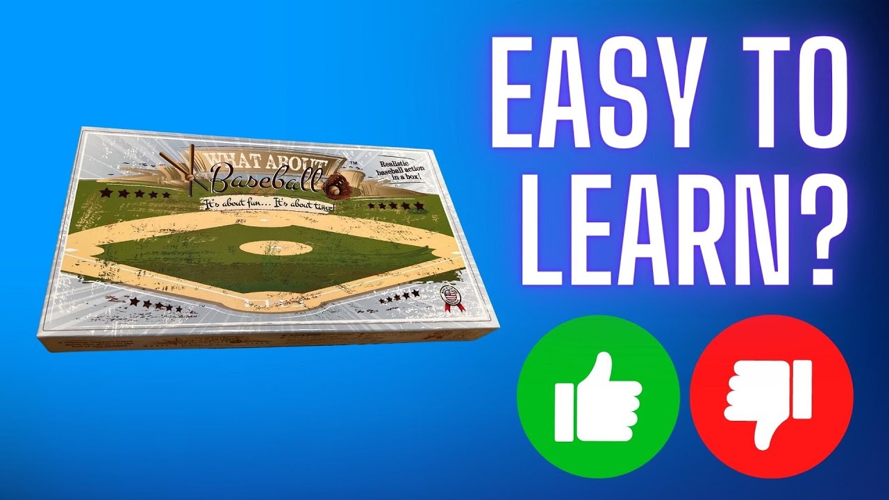 What About Baseball Board Game TUTORIAL & REVIEW