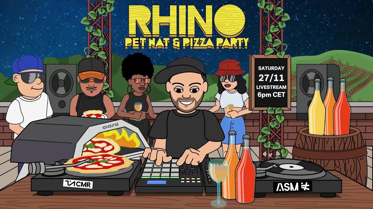 RHINO's Pét Nat & Pizza Party #3 feat. BLANKA (La Fine Equipe) & ASM - Hip Hop, Natural Wine & Pizza