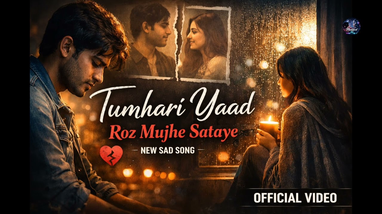 “Tumhari Yaad Roz Mujhe Sataye 💔 | Heart Touching AI Song | Modified AI”