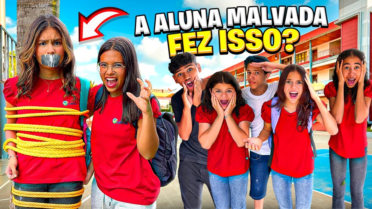 A MENINA MALVADA DA ESCOLA PRENDEU A LOUISE (JÉSSICA SOUSA E FAMILIA)￼