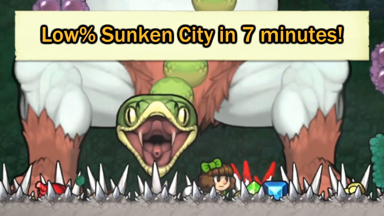 Spelunky 2 Low% Sunken City Speedrun (6:59.150)