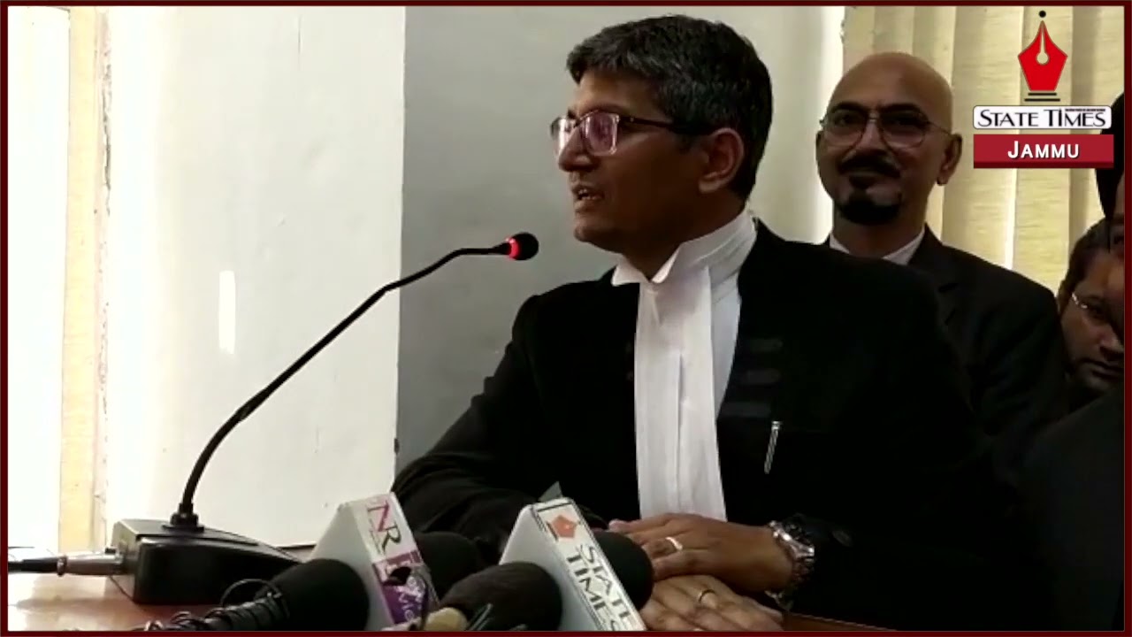 Newly elected panel of J&K High Court Bar Association Jammu takes charge