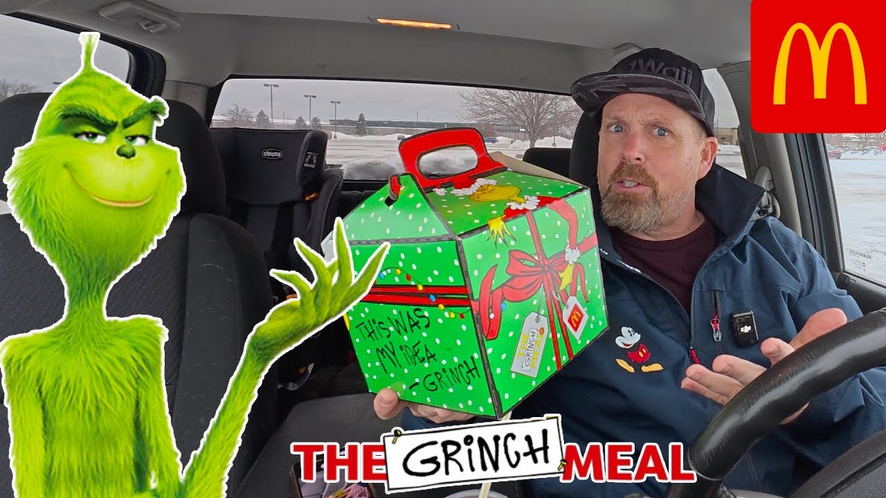 Обзор нового блюда «Гринч» от McDonald’s! Картофель фри с маринованными огурцами и укропом?!