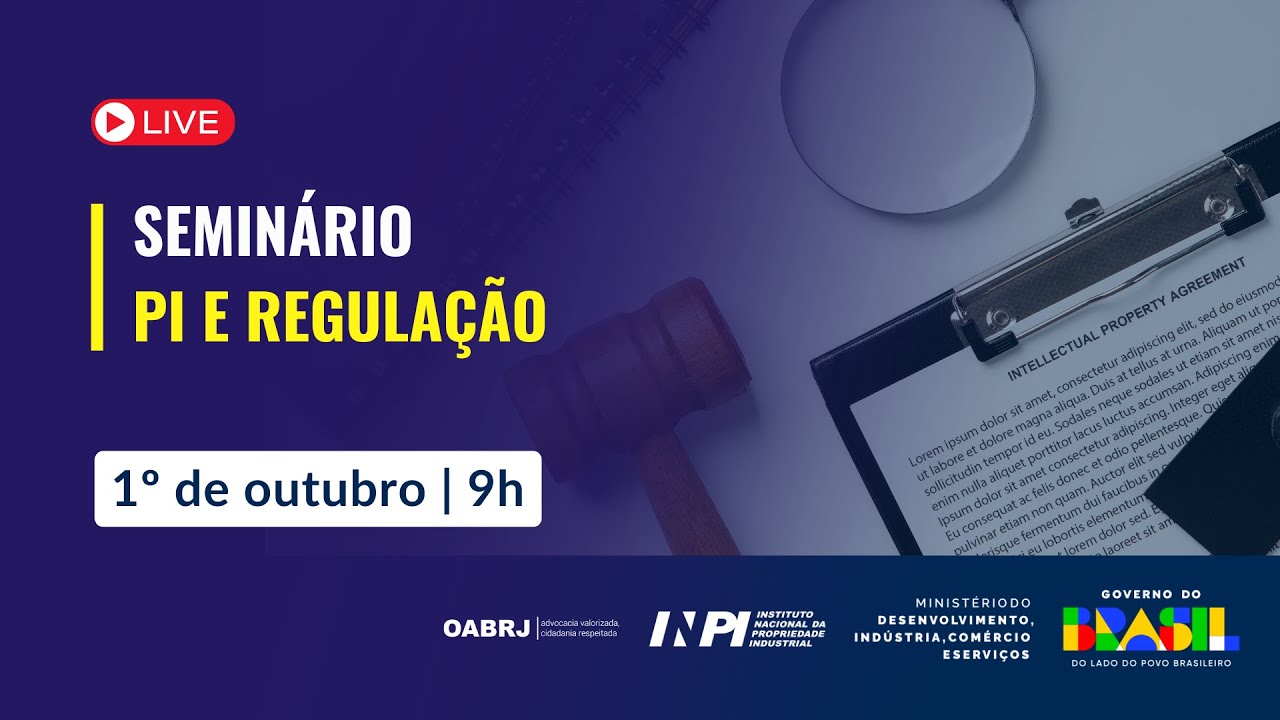 Semin&aacute;rio PI e Regula&ccedil;&atilde;o - manh&atilde;