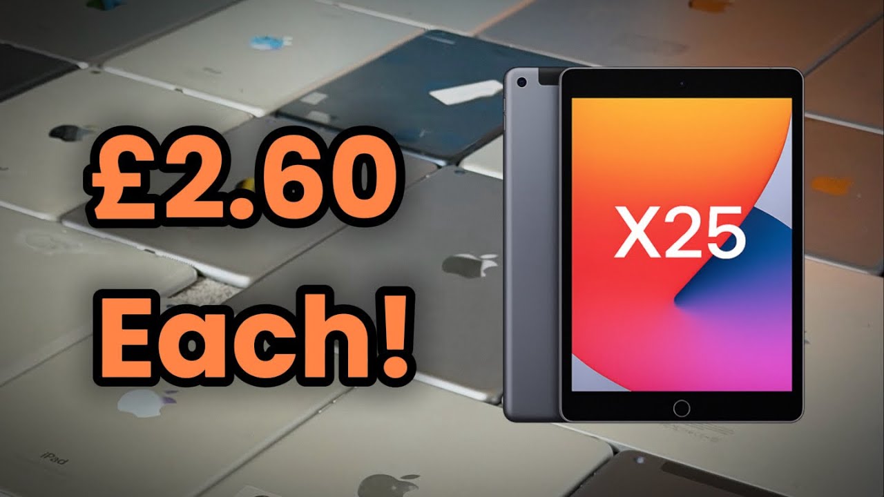 I bought 25 untested iPads for £65 (eBay)