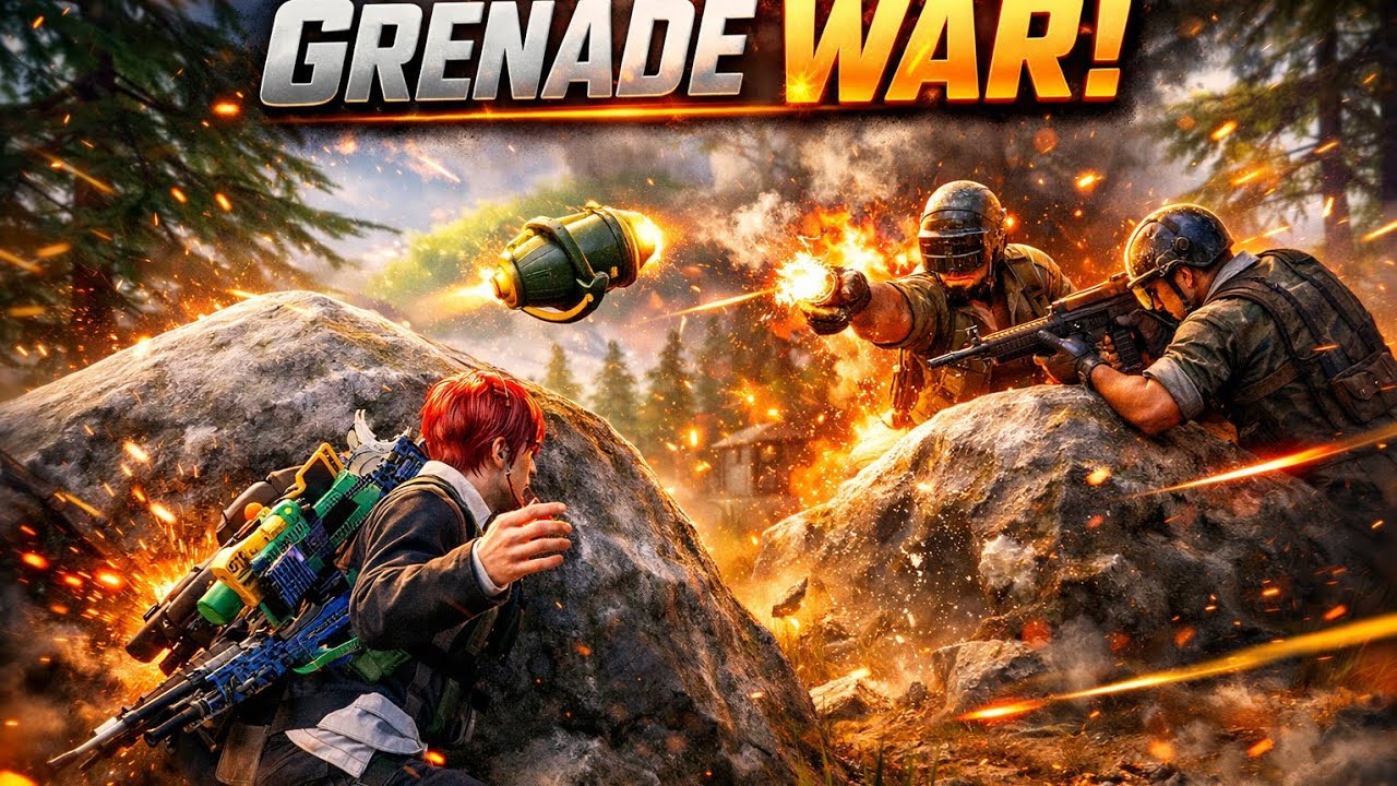 RUSH GAMEPLAY IN DUO MODE  | GRENADE WAR 💣💀