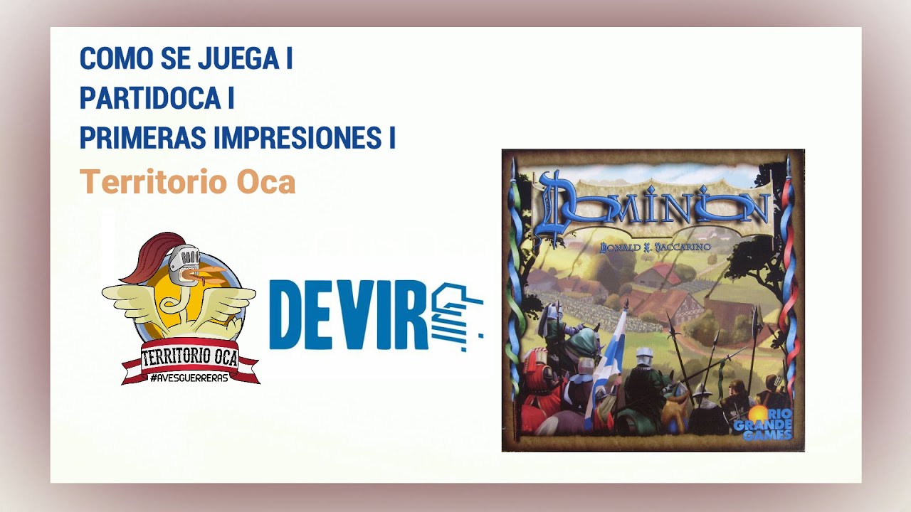 🔴 COMO SE JUEGA, PARTIDOCA y PRIMERAS IMPRESIONES 01 X 01 DOMINION (Devir) juego de mesa 🔴