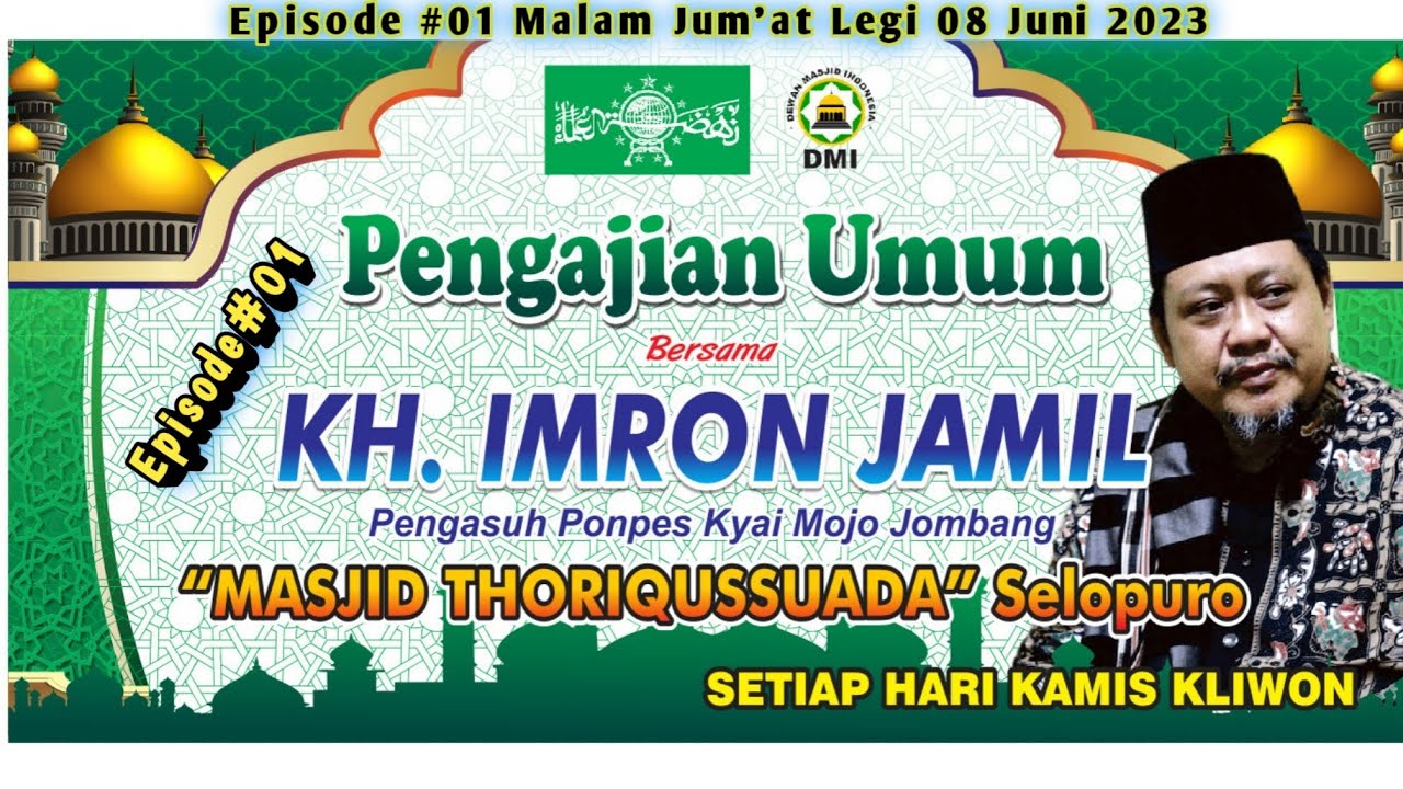 🔴 LIVE KH. IMRON DJAMIL SELOPURO MADIUN 08 JUNI 2023