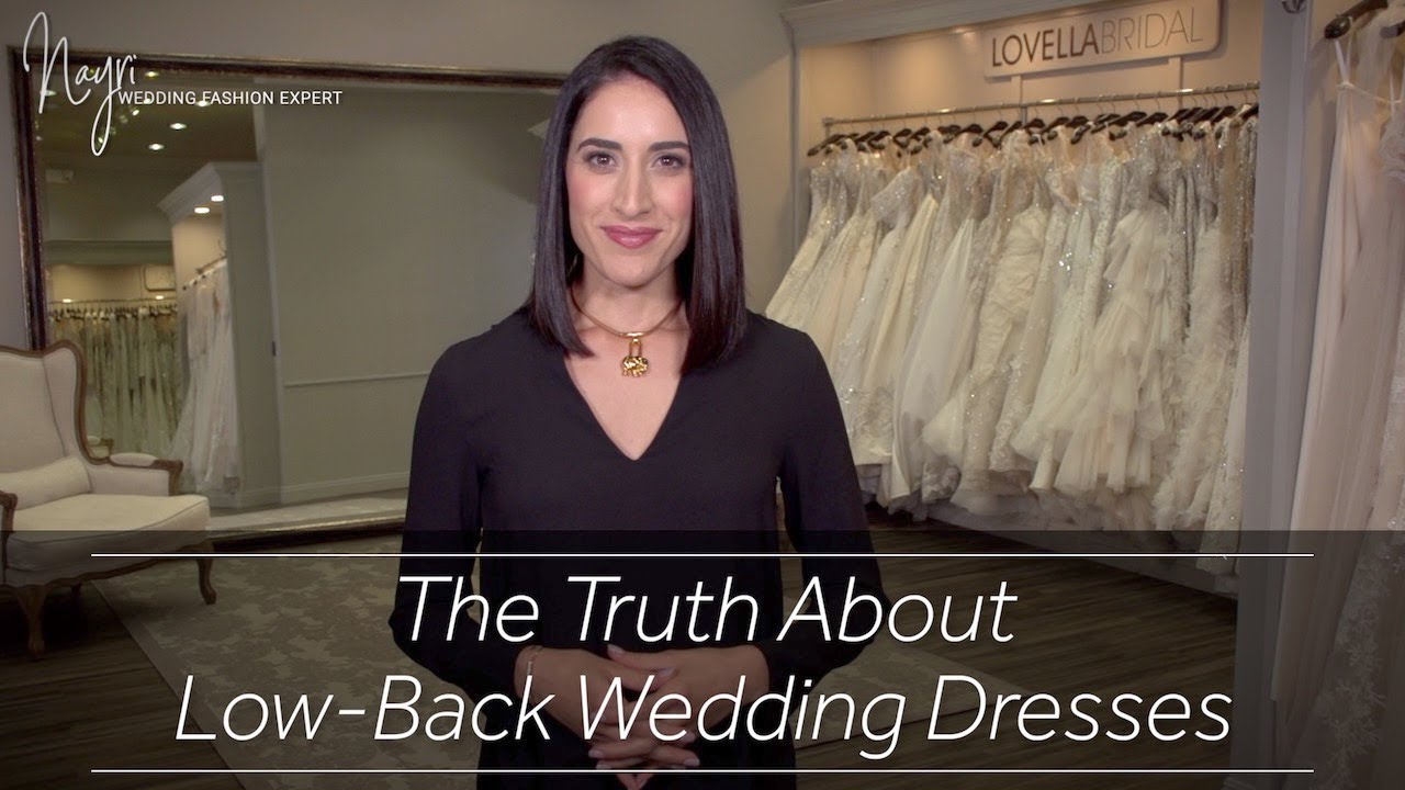 The Truth About Low Back Wedding Dresses