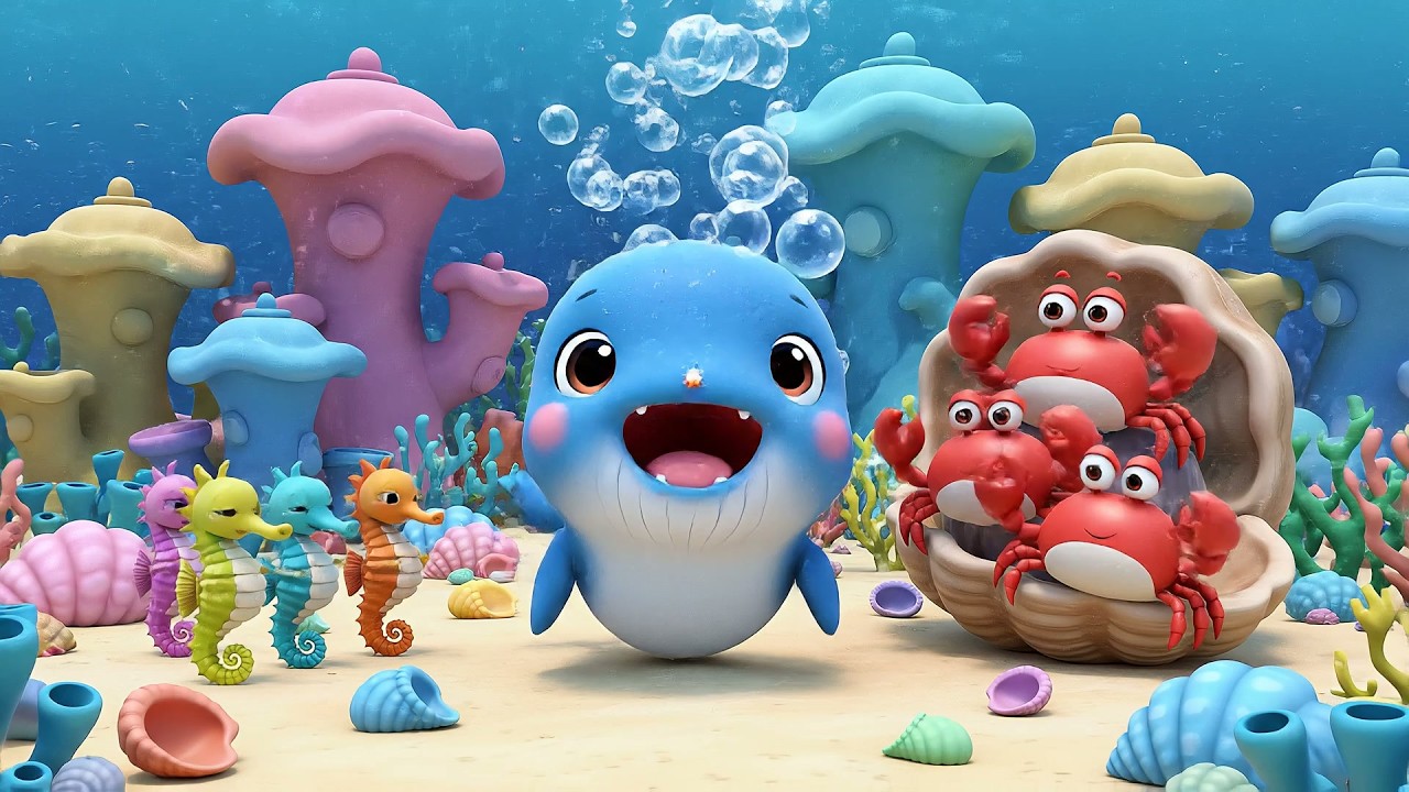 La Ballena Bebé Canta Uu Uu Uu | Canciones del Océano y Rimas Infantiles 2026