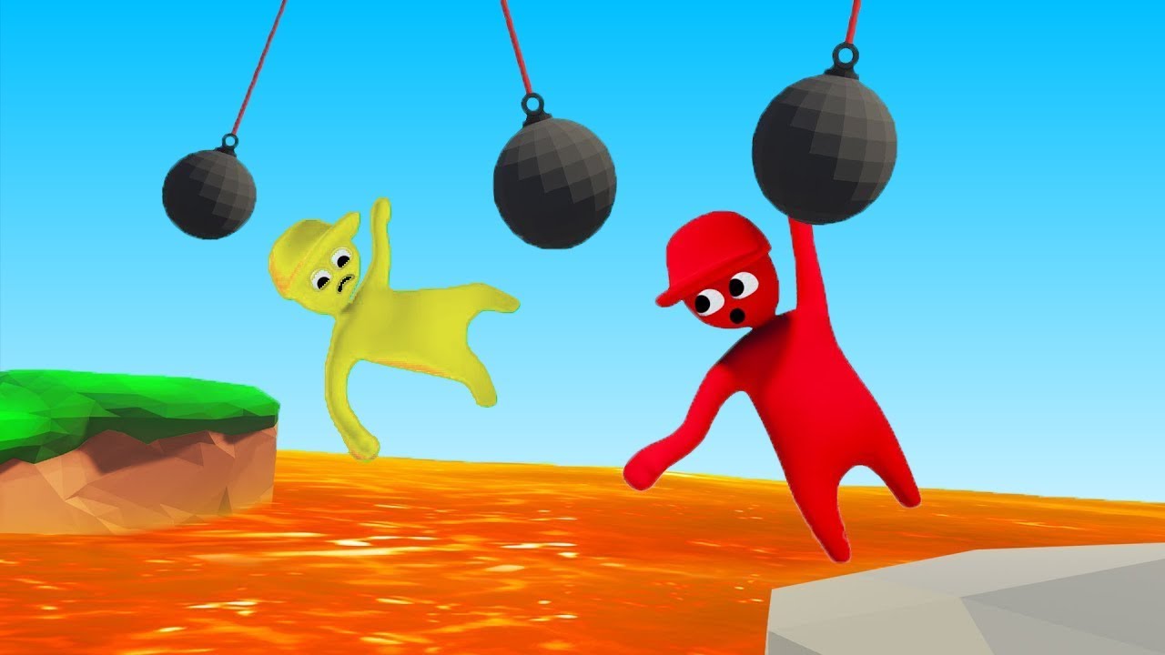 NE LÂCHE PAS La Corde Ou MEURT !! Human Fall Flat