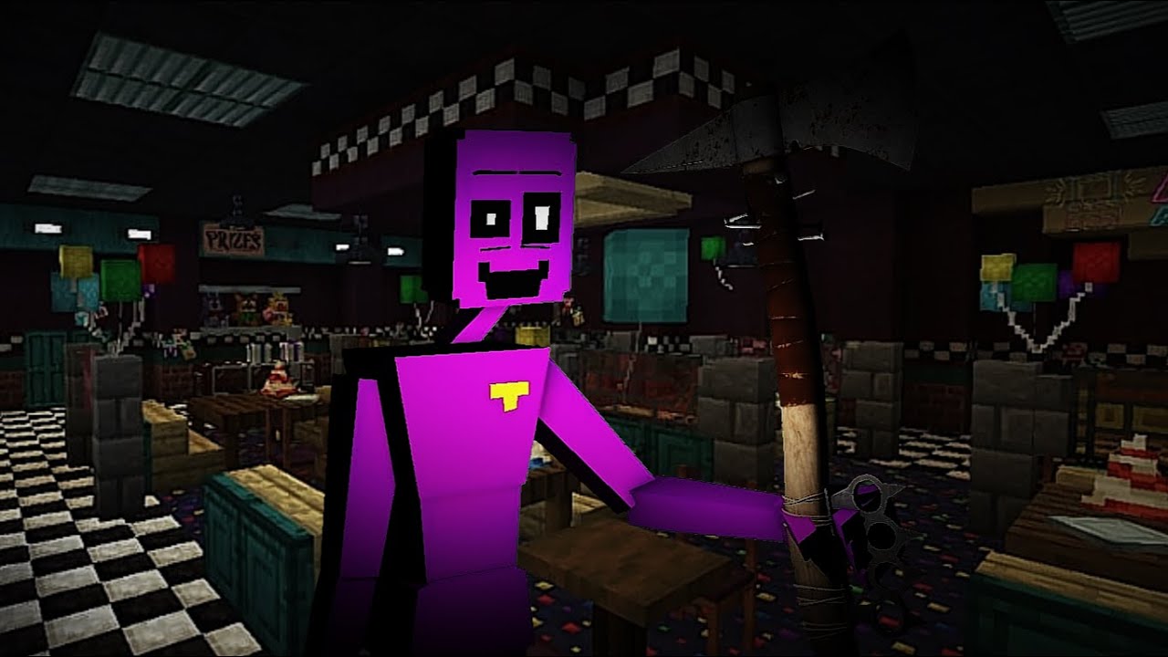 Minecraft: Five Nights At Freddy's - O ATAQUE DO HOMEM DE ROXO - {ENDO ESQUELETO PAST} 2#