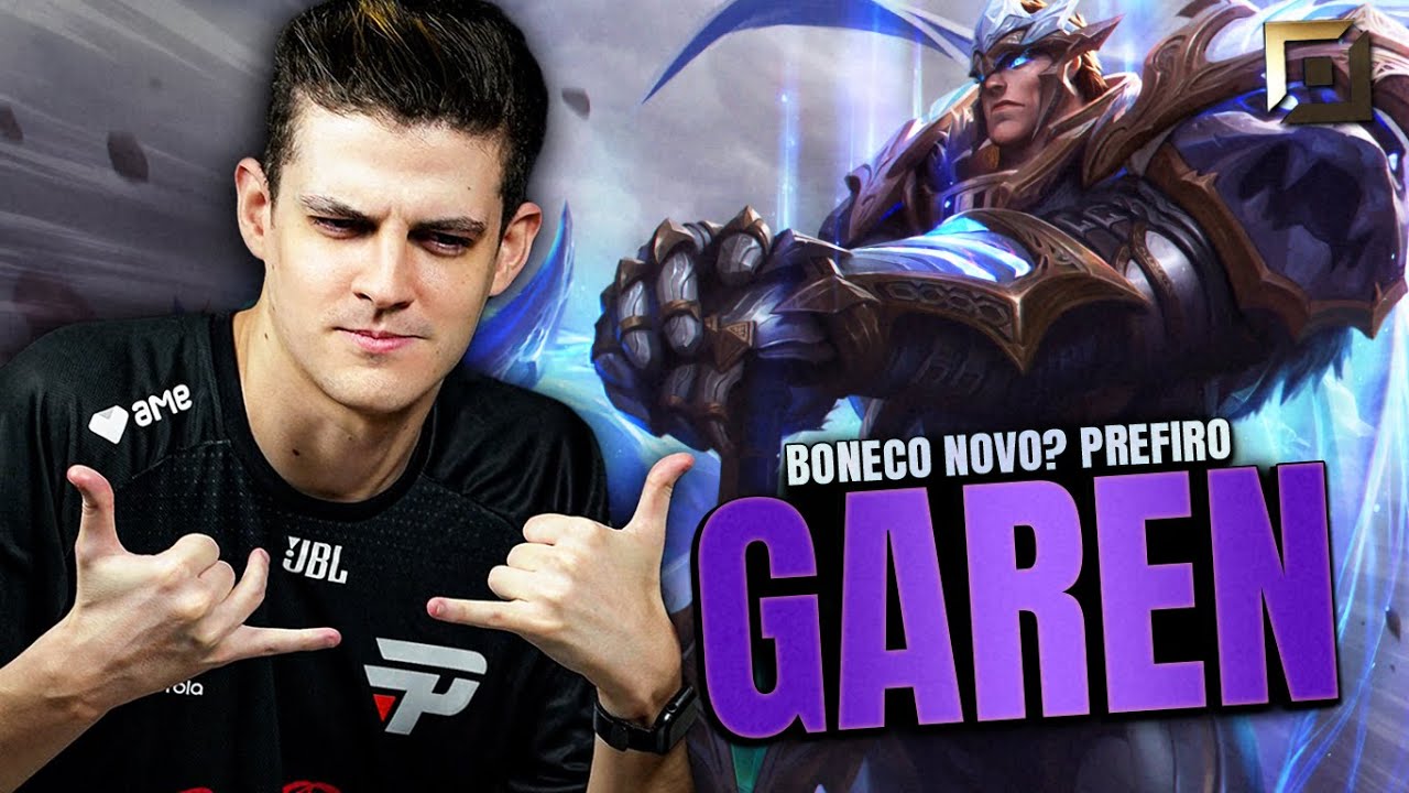 Por que jogar com TOP LANERS NOVOS quando existe GAREN no jogo? 🌀