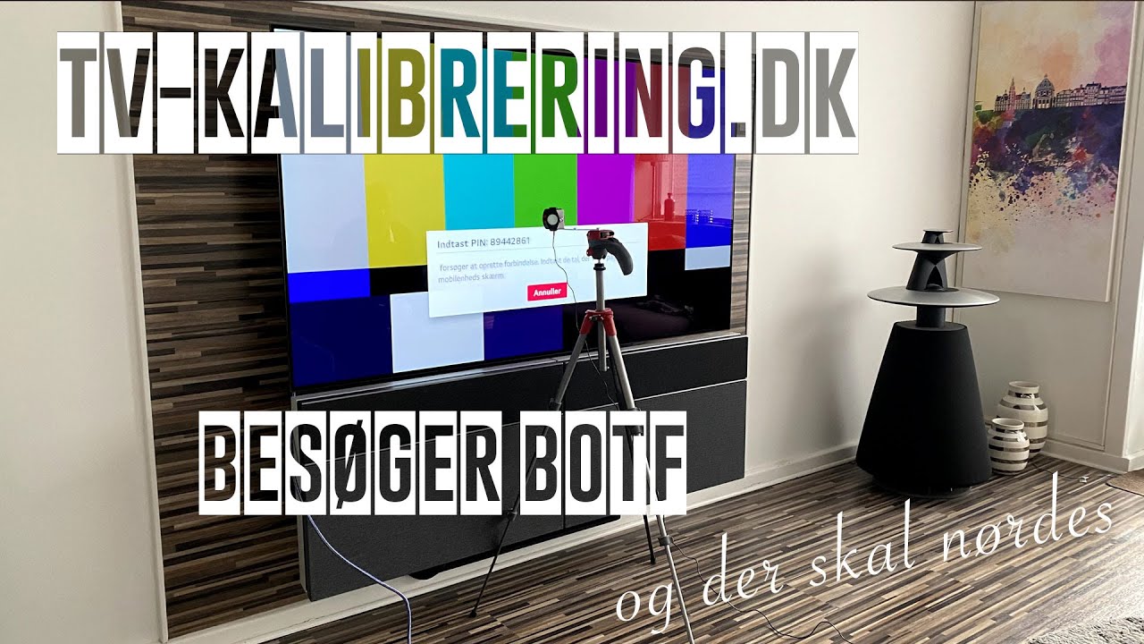 BOTF får besøg af TV-Kalibrering.dk - Nu skal der nørdes billedekalibrering