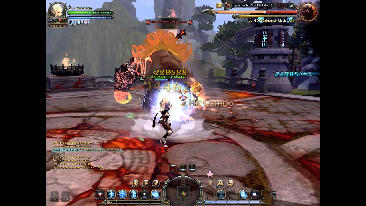 Dragon nest Tempest solo Typhoon kim Nest (Hell)