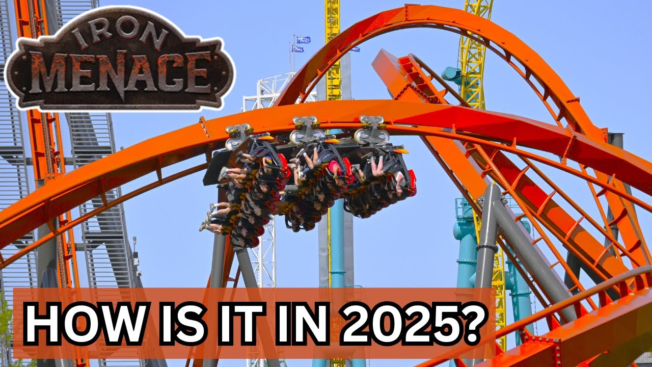 How is Iron Menace Riding in 2025? | Dorney Park's Dive Coaster