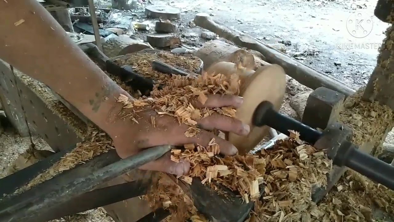 Making Wooden Reel for Fishing in just 5 minutes