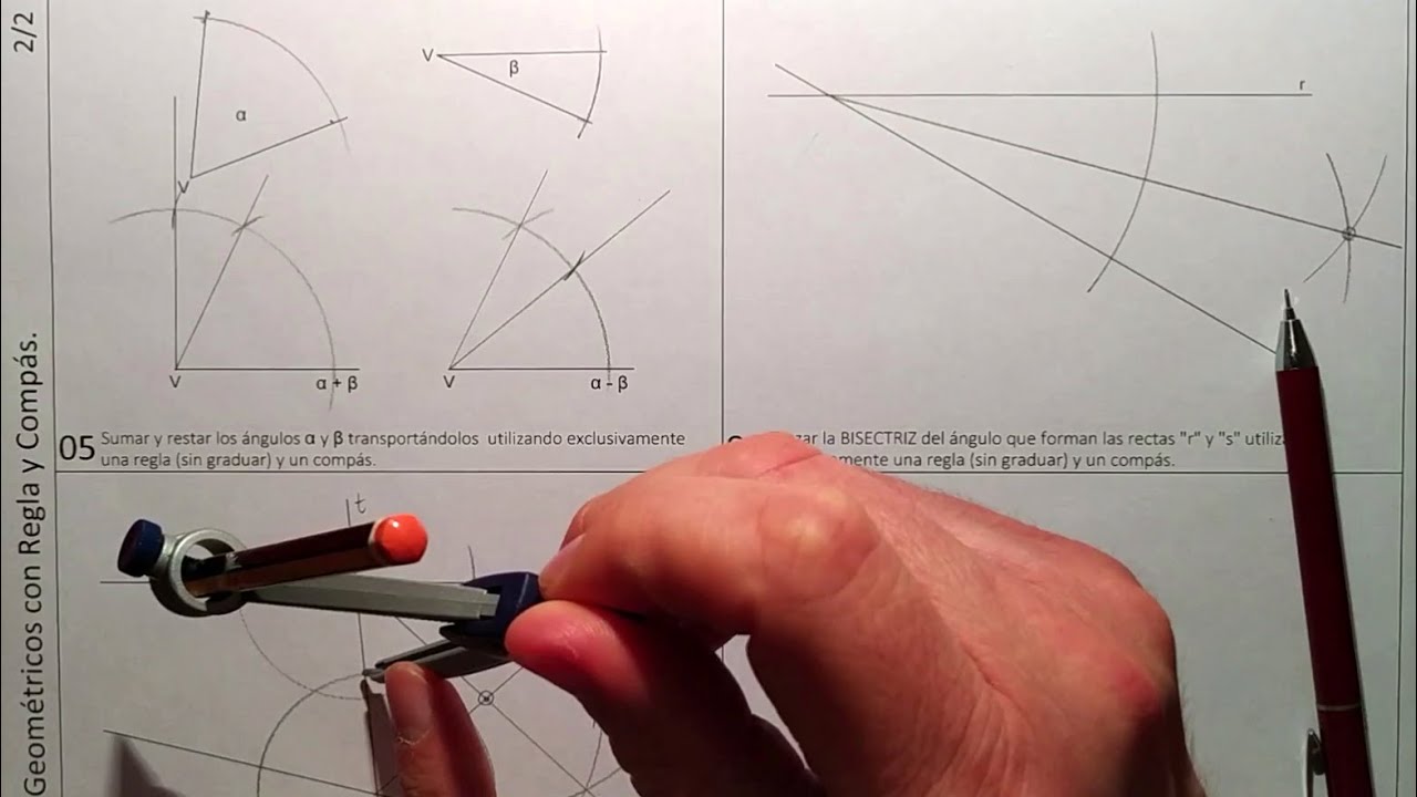 Trazados Fundamentales en Geometr&iacute;a Plana.