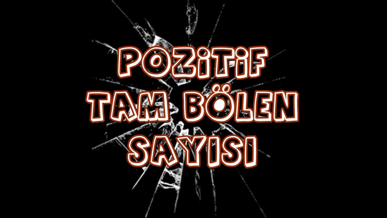 Pozitif Tam Bölen Sayısı