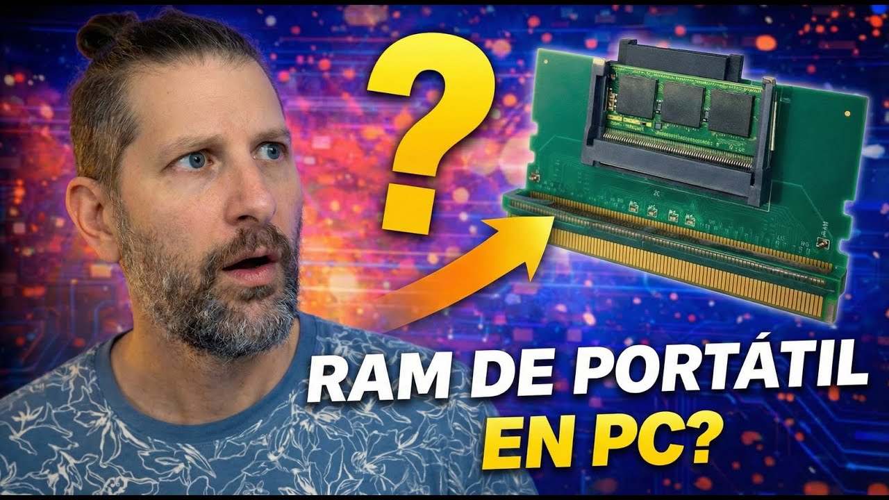 Probé RAM de portátil en un PC de escritorio: ¿funciona?