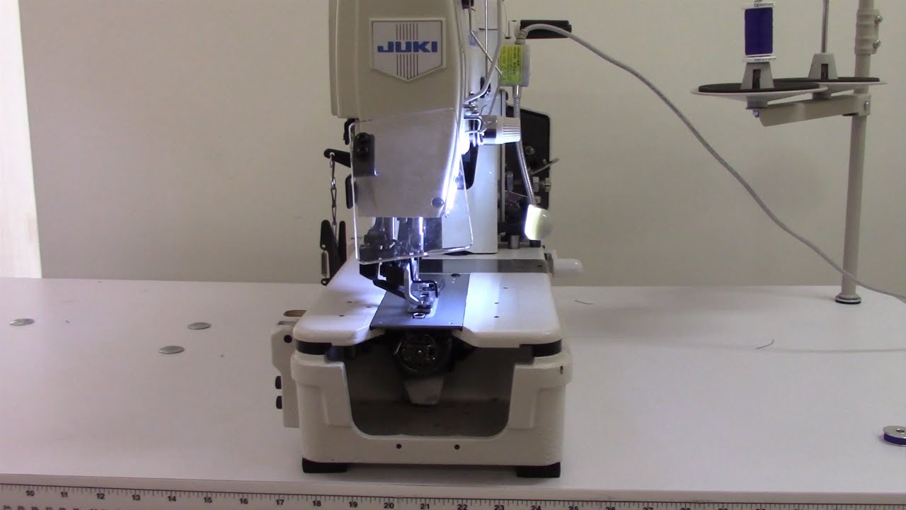 HOW TO USE THE INDUSTRIAL BUTTONHOLE MACHINE