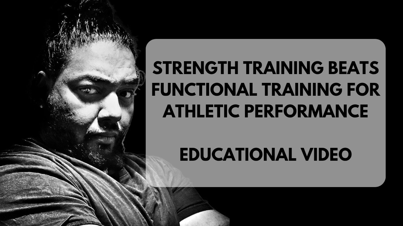 Strength Training Beats Functional Training for Athletic Performance | Educational Video