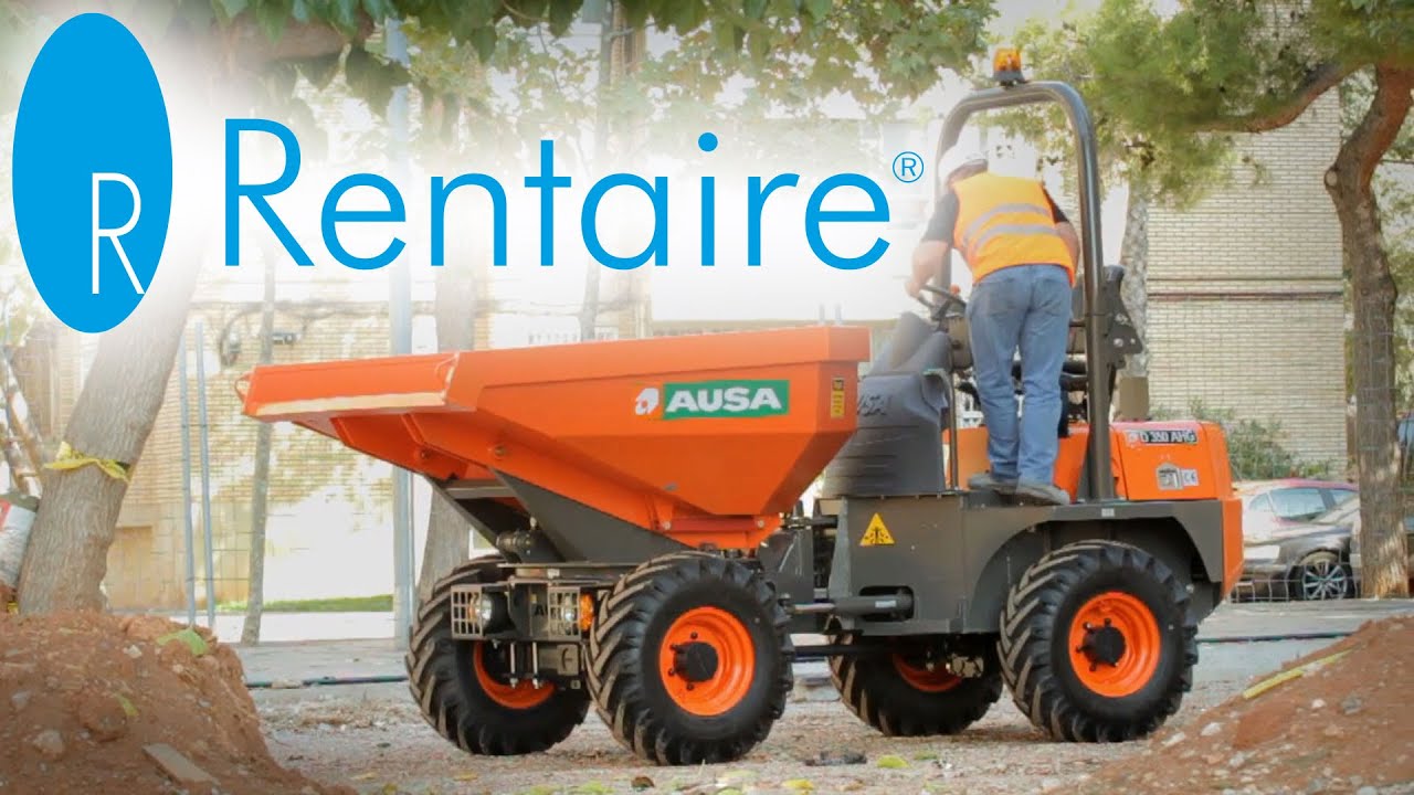 Alquilar dumper giratorio articulado 4x4 de 3500 kg (AUSA) - Rentaire