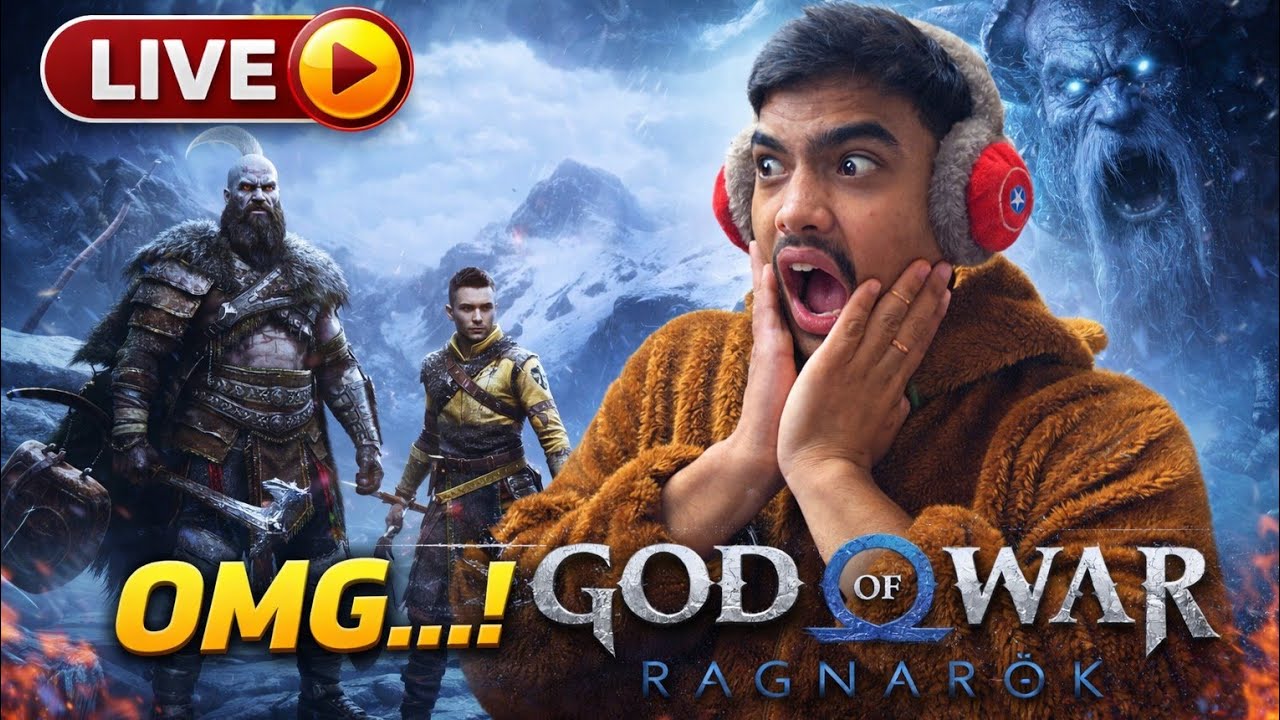 God of War Ragnarök LIVE 🔴 | Kratos vs Gods | Intense Gameplay🔥 
