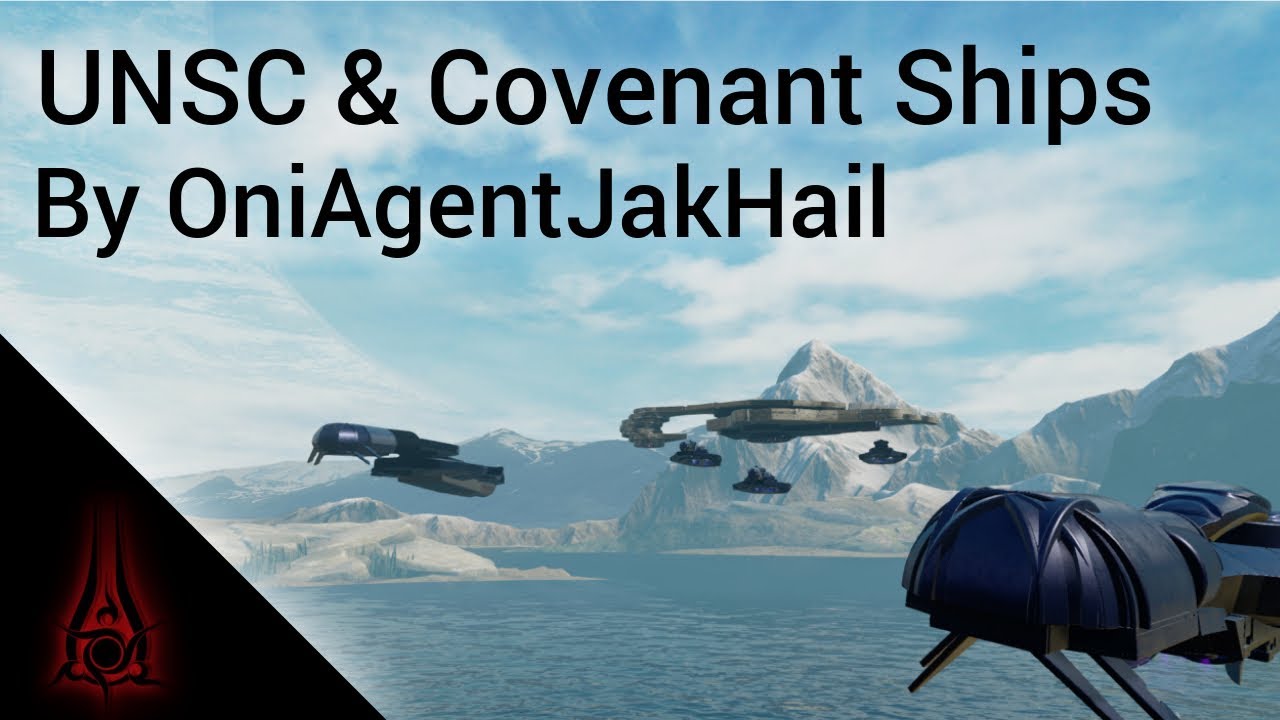 Halo 5 Forge Prefabs - UNSC & Covenant Ships