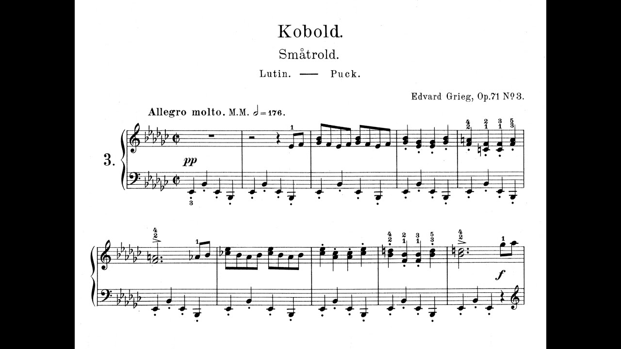 Grieg - Puck Op.71 No.3