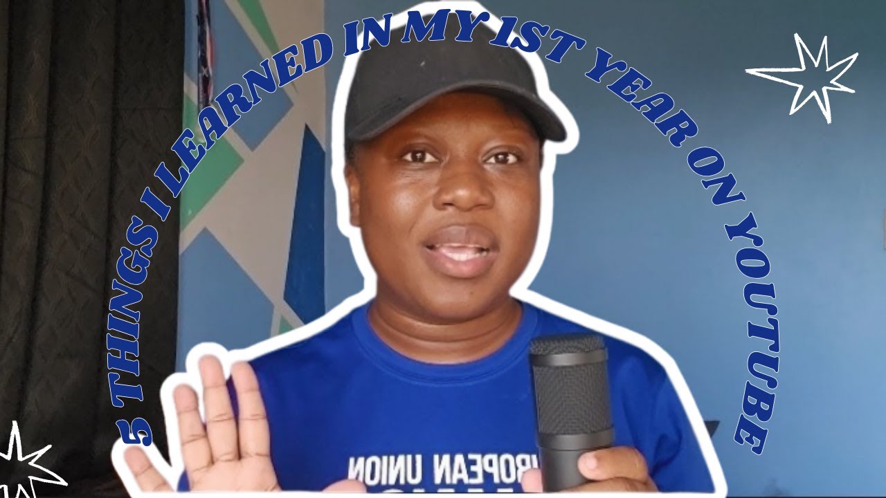 5 Things I learned in my first year on YouTube | First 100 Subs!