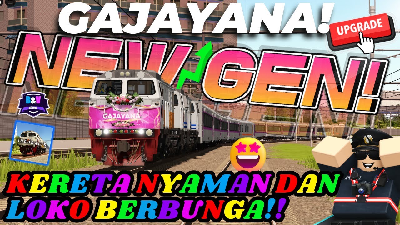 GAJAYANA NEW GENERATION! KERETA NYAMAN DAN LOKO BERBUNGA!!