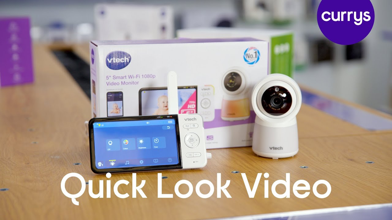 VTECH RM5755HD 5" LCD Screen Smart Video Baby Monitor - Quick Look