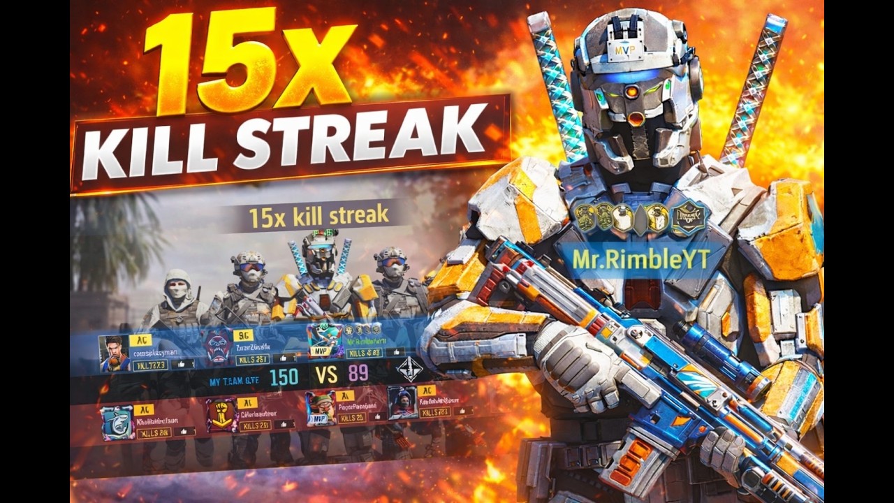 Insane 15x Kill Streak Gameplay | COD Mobile | Streak #5.